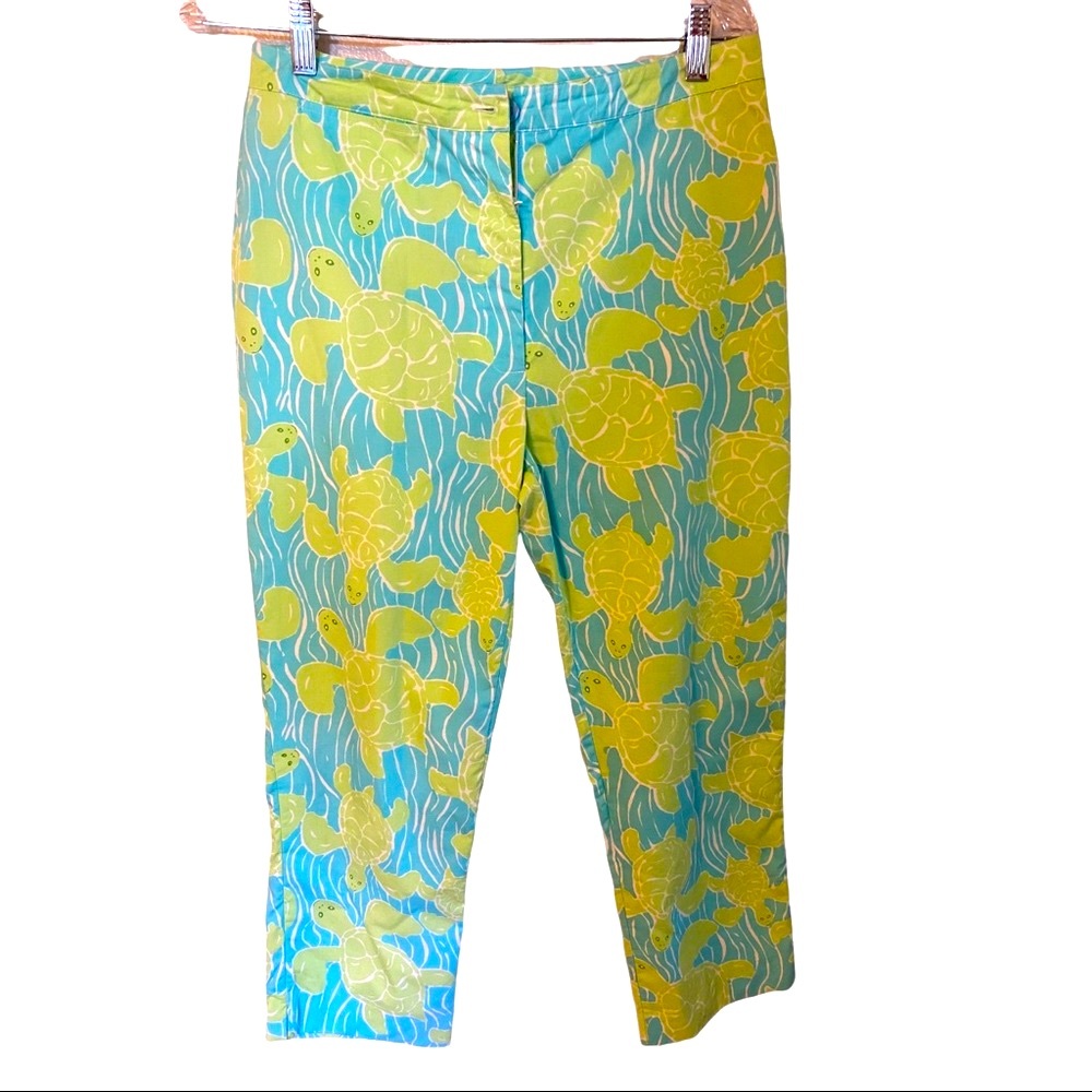Lilly Pulitzer vintage pants size 4 100% Cotton Fully Lined